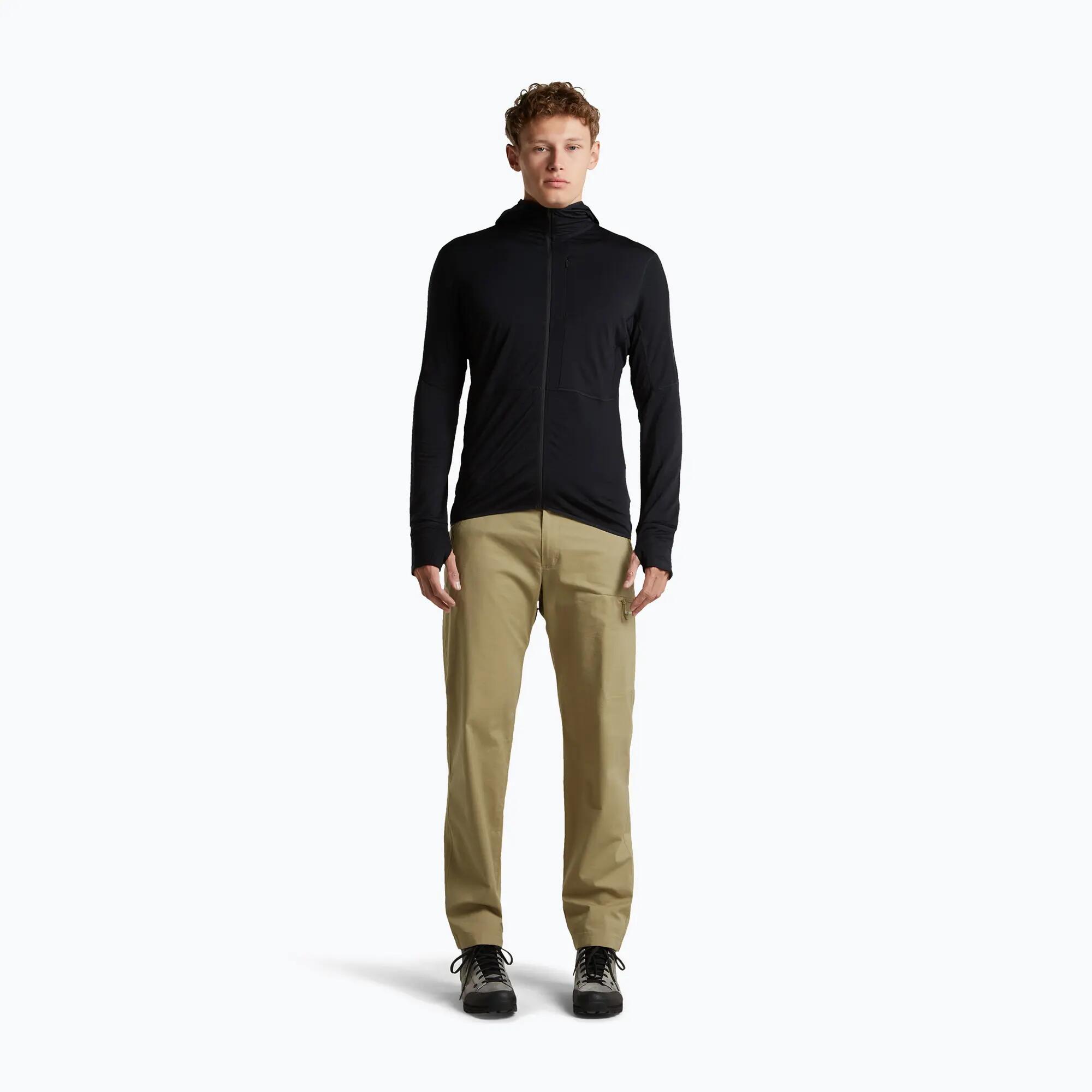 Icebreaker Men's Merino 200 Realfleece Descender Half Zip Trekking Sweatshirt 4/7