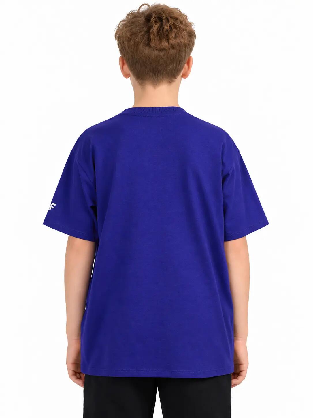 T-shirt bawełniany chłopięcy 4F 4FJWAW26TTSHM3516 2/5