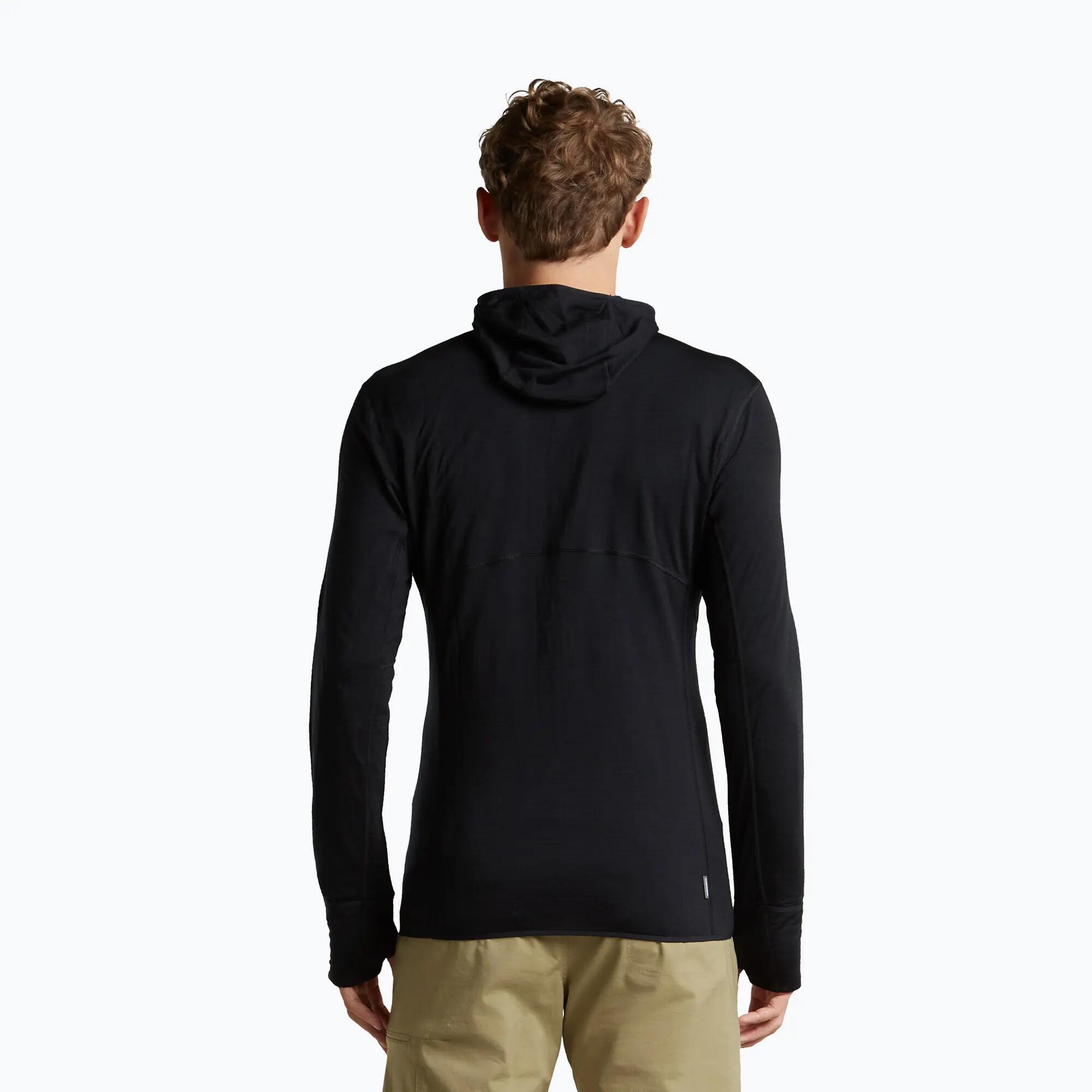Icebreaker Men's Merino 200 Realfleece Descender Half Zip Trekking Sweatshirt 3/7