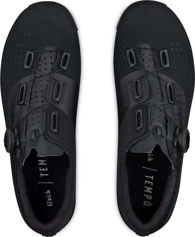 Fizik Tempo Overcure R4 breite Straßenschuhe Schwarz 5/7