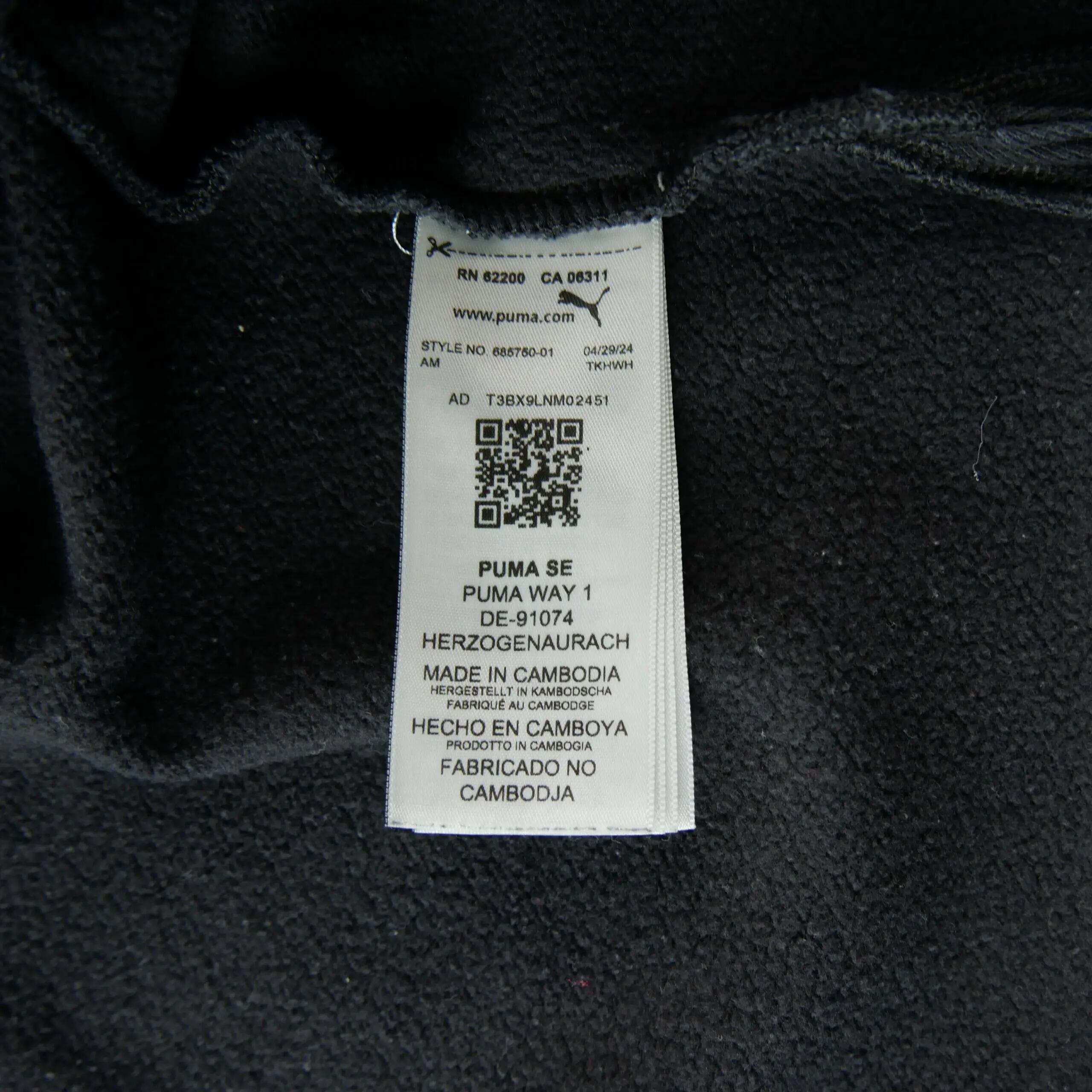 Second hand - Felpa Donna Ladies' Fleece Crew Nero - Stato buono 8/9