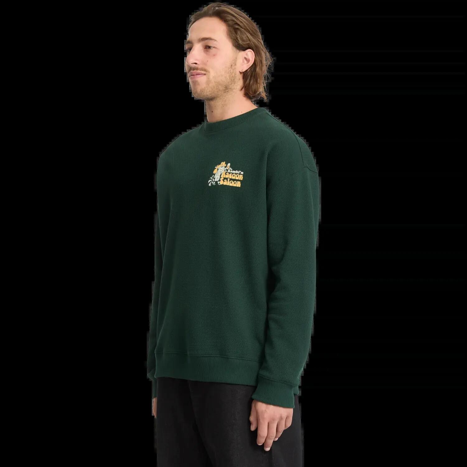 Sweatshirt Volcom Racoon Verde Oliva 6/7