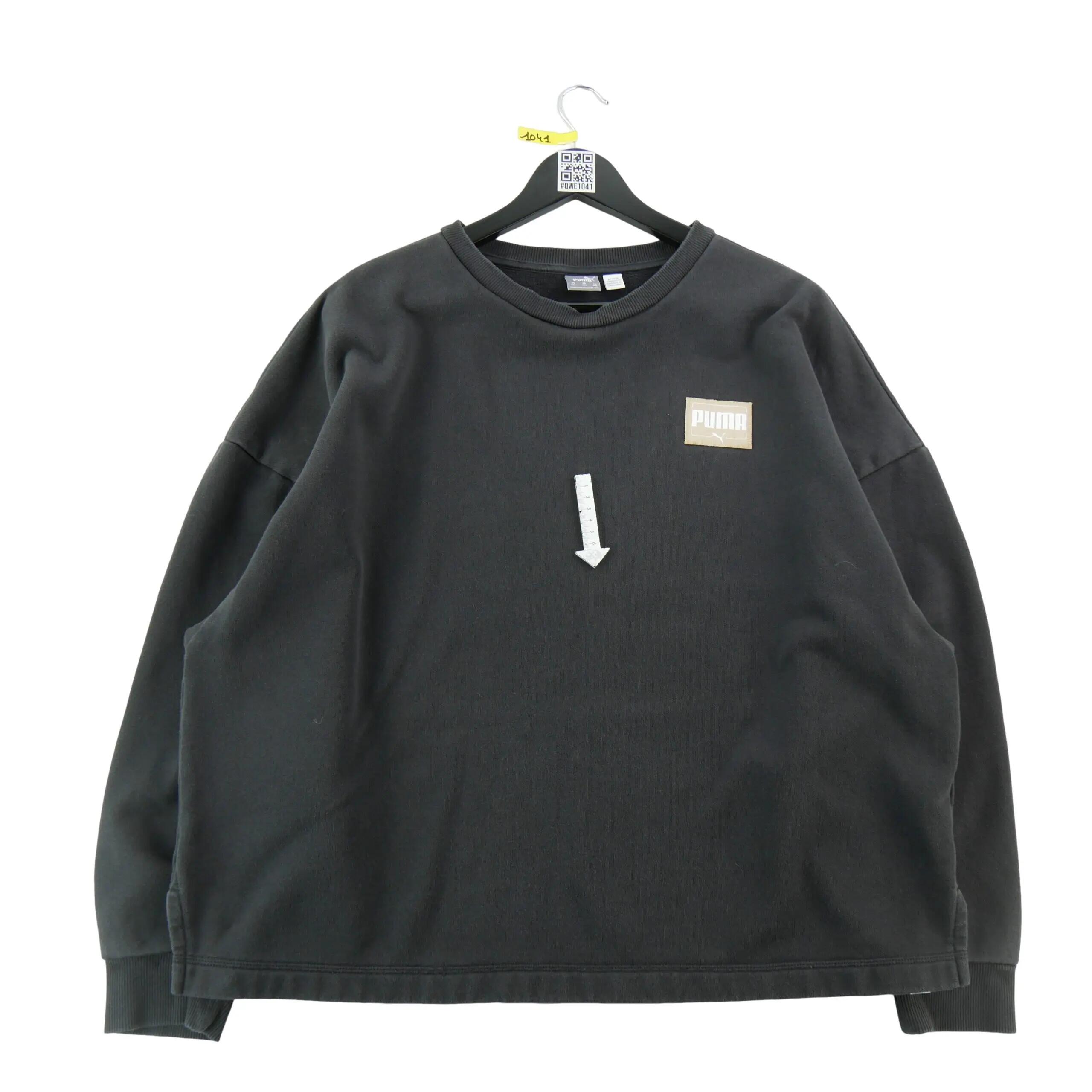 Second hand - Felpa Donna Ladies' Fleece Crew Nero - Stato buono 5/9