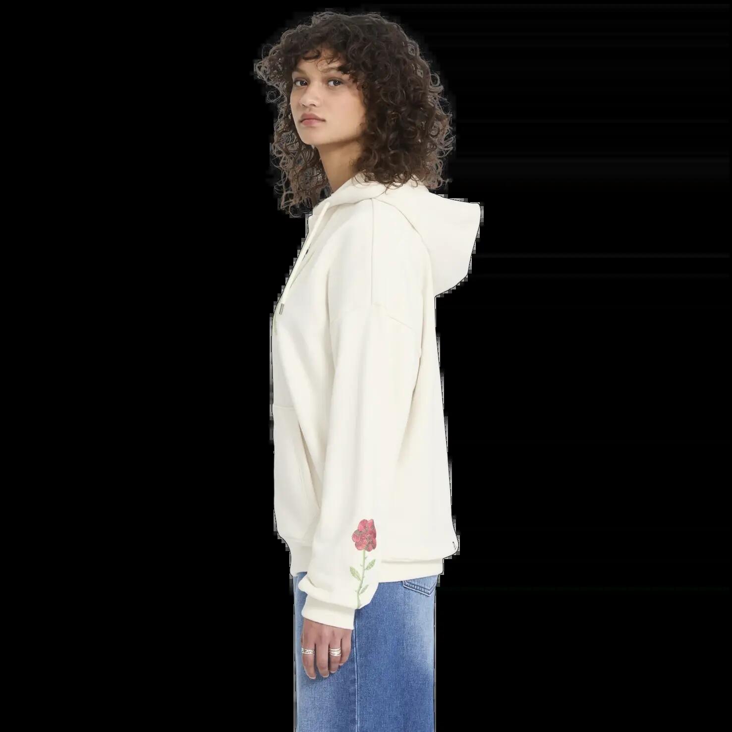 Sudadera con capucha y cremallera Volcom FA MICKEY MASON ZIP FLEECE Blanco 3/7