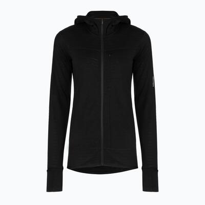 Icebreaker merino 300 realfleece descender zip hoodie trekkingvest voor dames