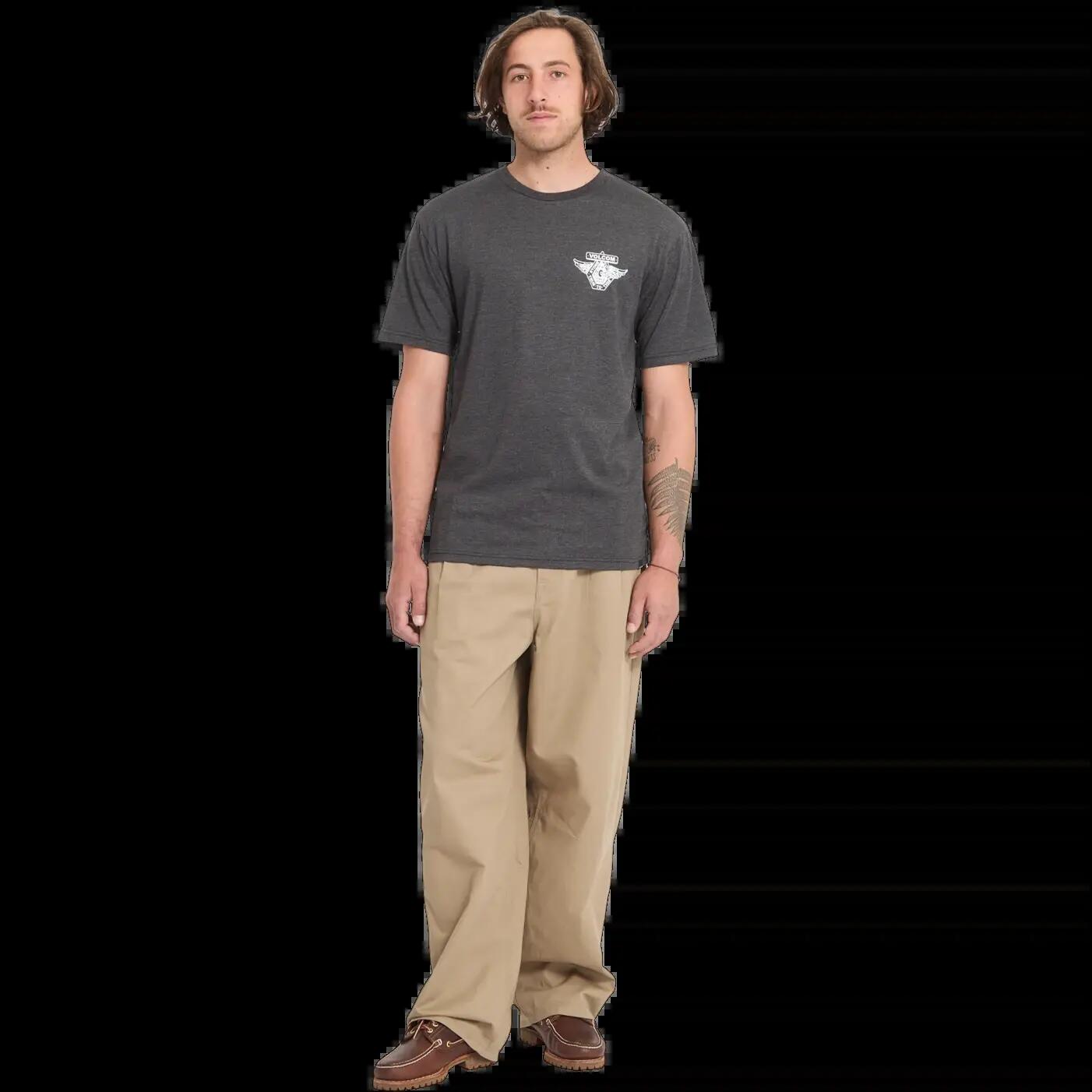 T-shirt Volcom FREE WHEEL Noir Chin�� 5/5