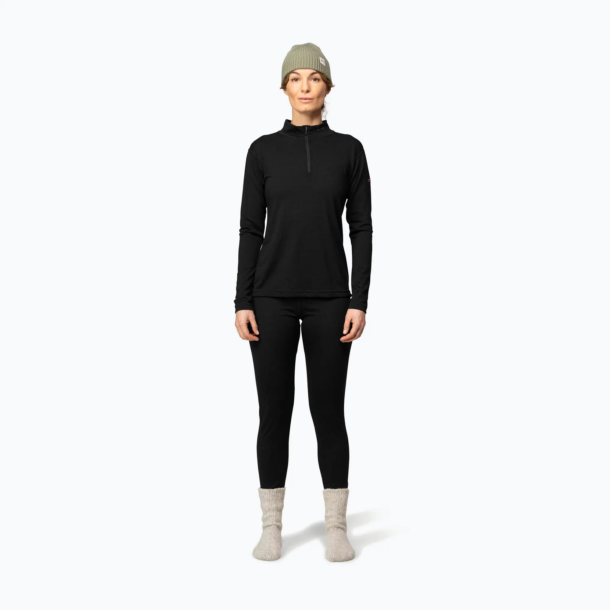 Bluza termoaktywna damska Devold Breeze Merino 150 Zip Neck 2/6