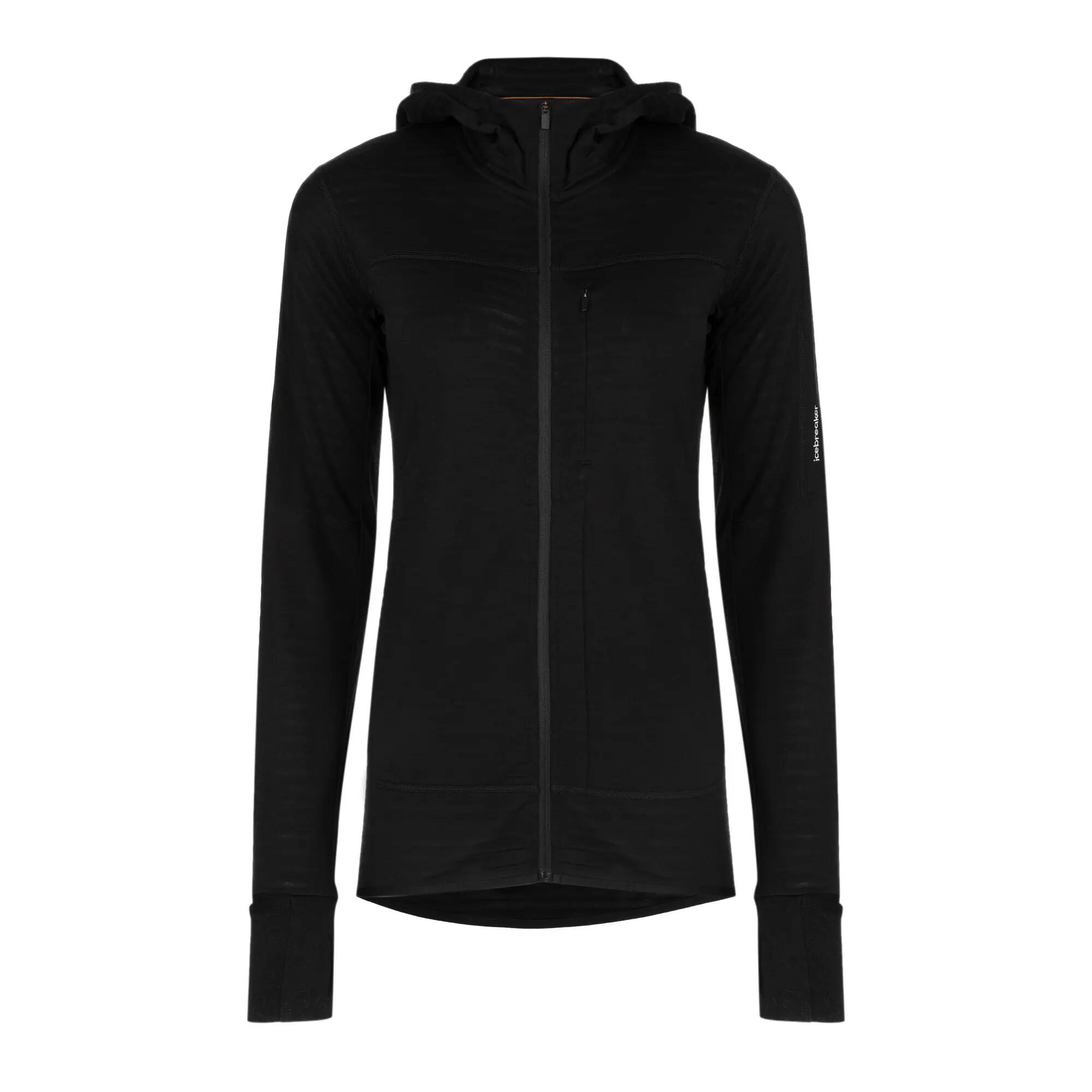 Felpa da trekking da donna Icebreaker Merino 300 Realfleece Descender Zip Hoodie 7/7