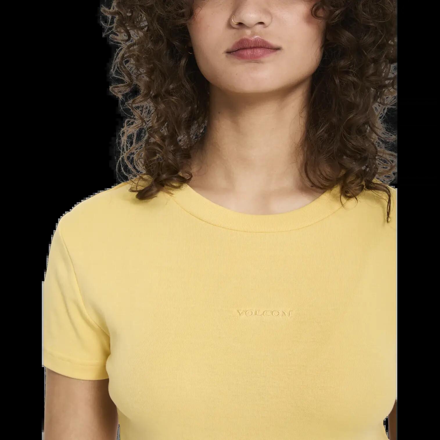 Camiseta Volcom VOLCOMSTONE TIGHT CROP Naranja 4/5