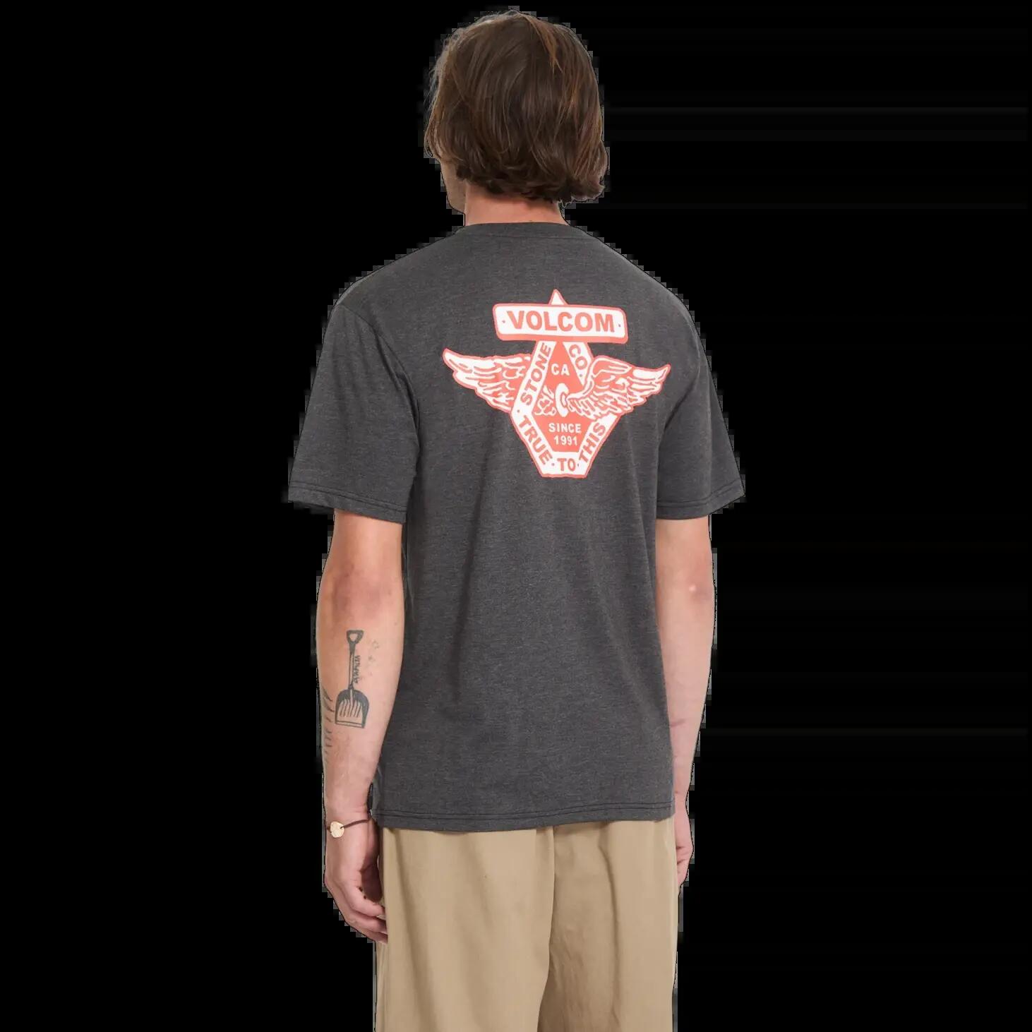 T-shirt Volcom FREE WHEEL Noir Chin�� 2/5