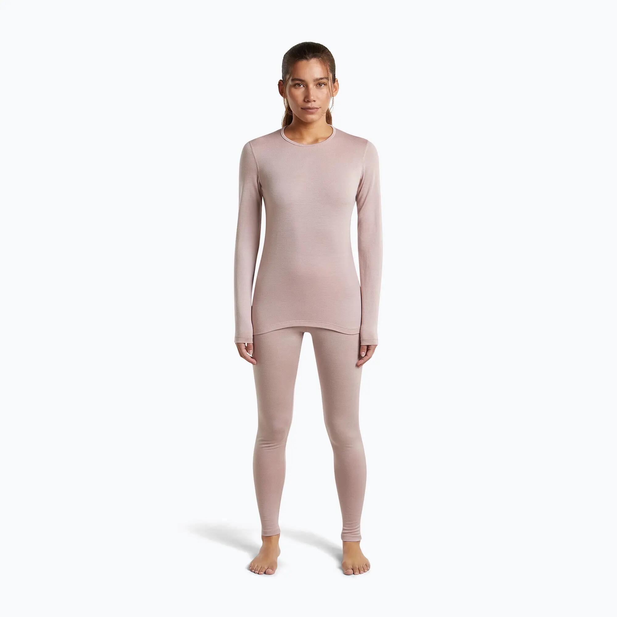 Camisola térmica para mulher Icebreaker 260 Tech Crewe Pink Quartz 4/7
