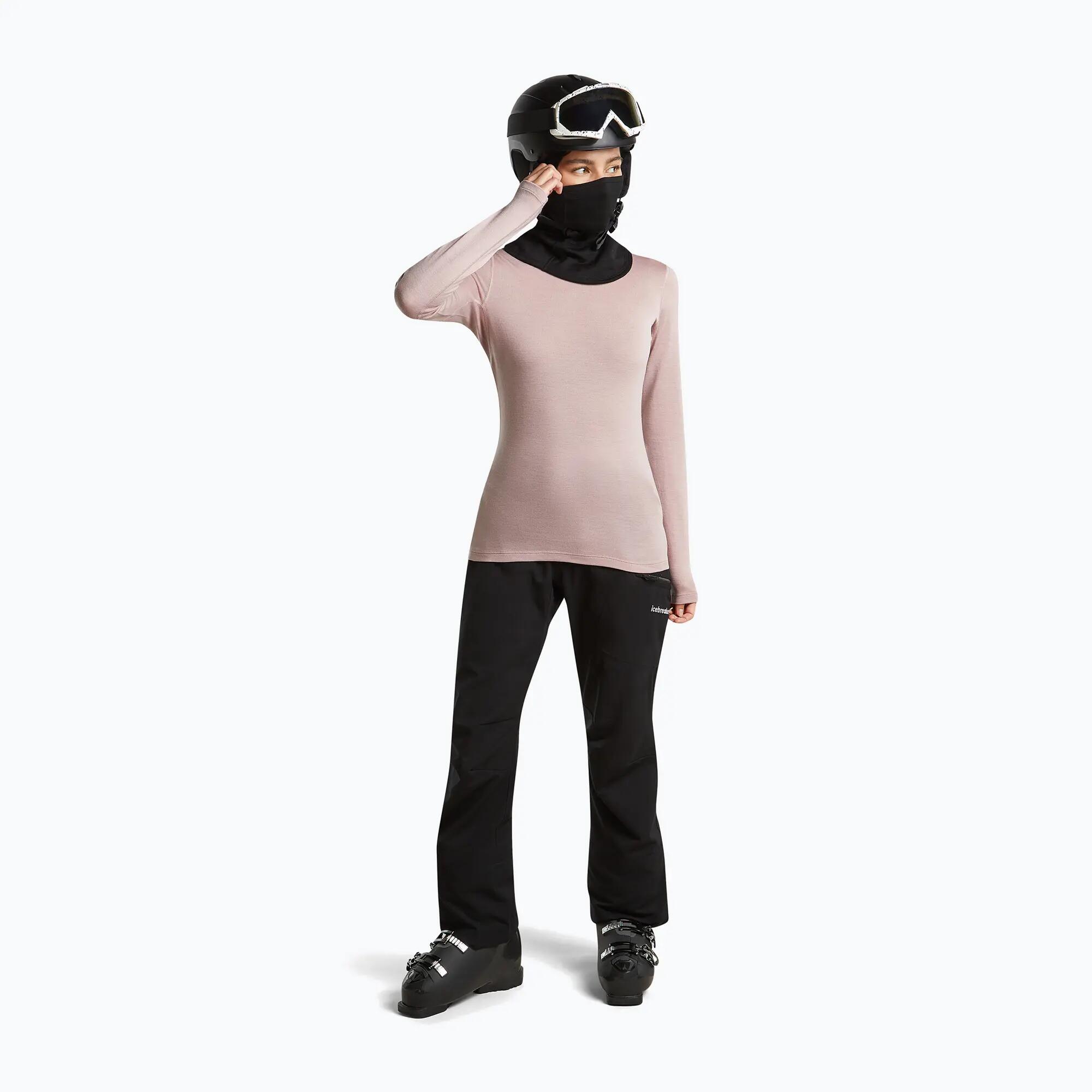 Camisola térmica para mulher Icebreaker 260 Tech Crewe Pink Quartz 2/7