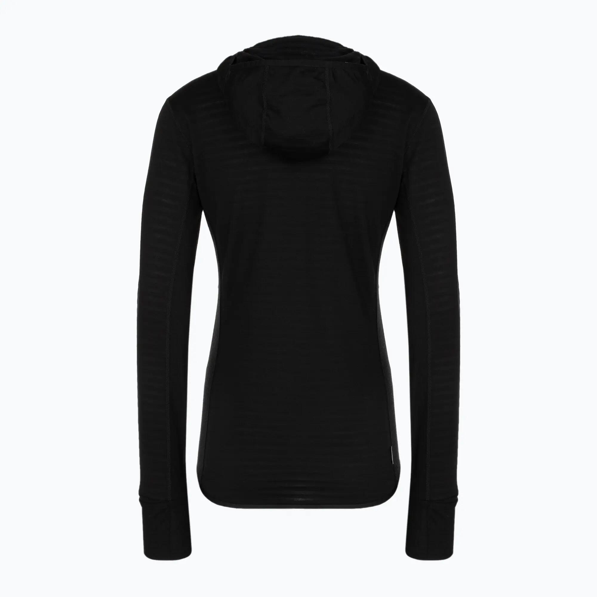 Felpa da trekking da donna Icebreaker Merino 300 Realfleece Descender Zip Hoodie 2/7