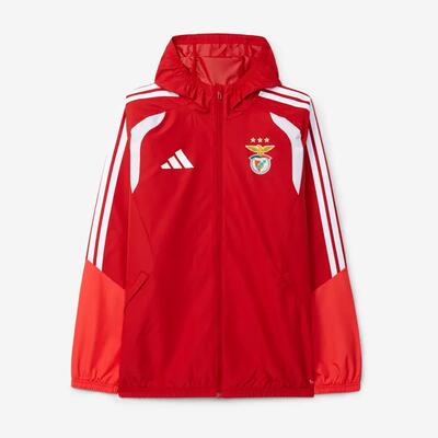 Giacca - calcio - Benfica - impermeabile - rossa