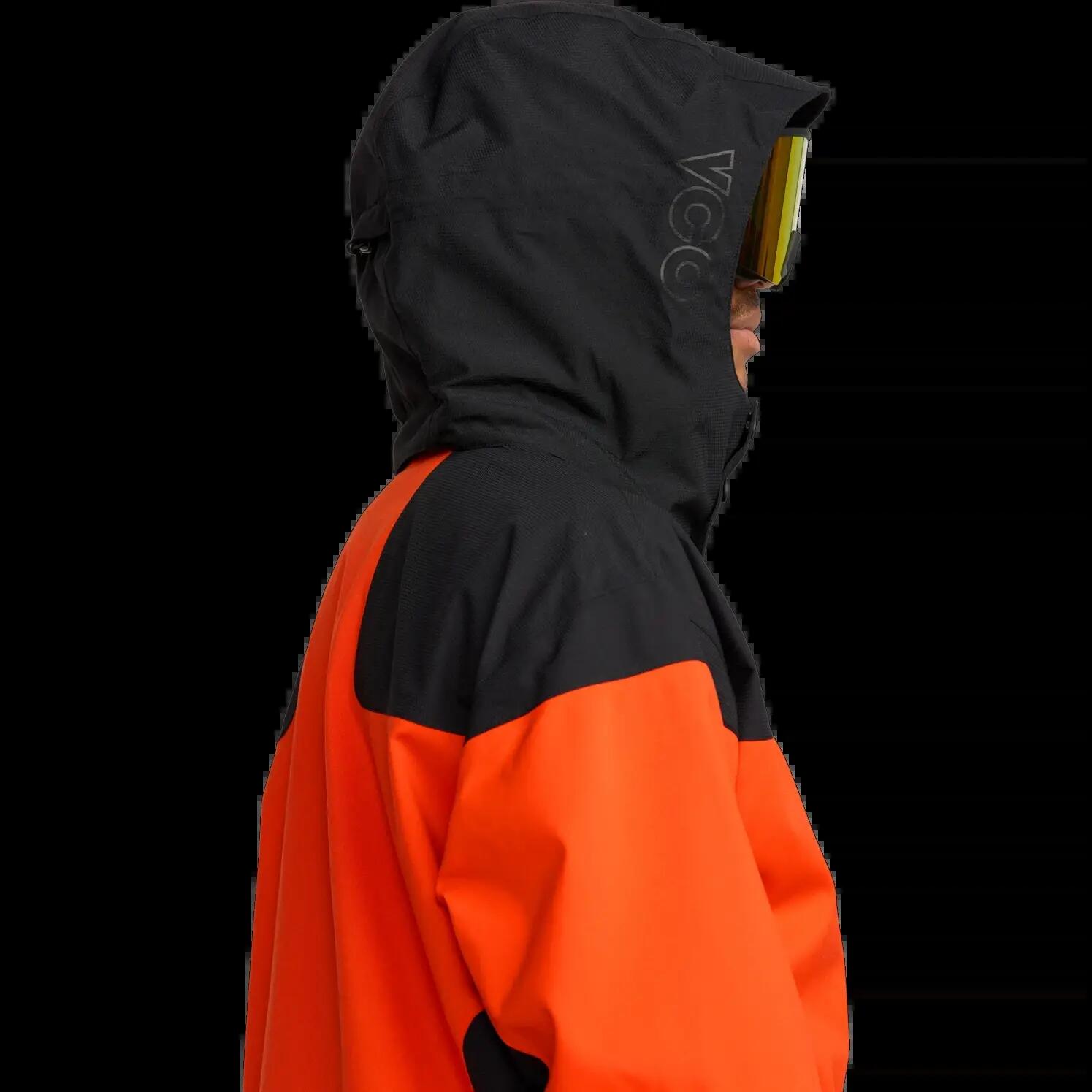 Casaco de snowboard com capuz Volcom Kleveland Laranja 7/8