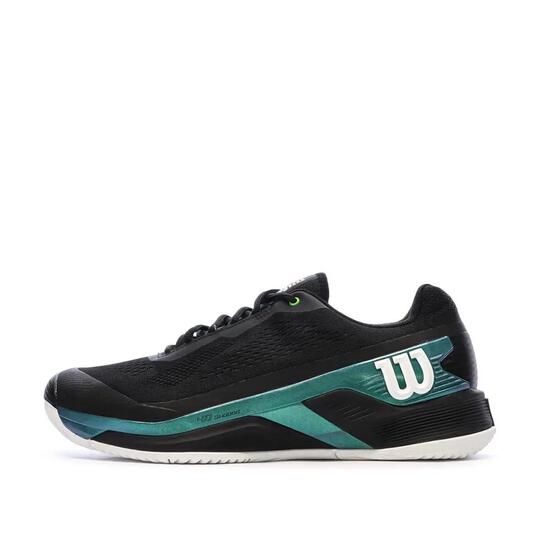 Baskets Noires/Turquoises Homme Wilson Rush