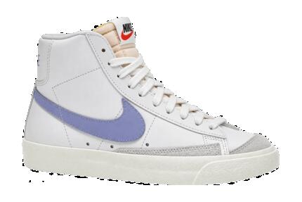 Mujeres - zapatillas - vintage - Nike Blazer Mid 77 - blanco, light thistle