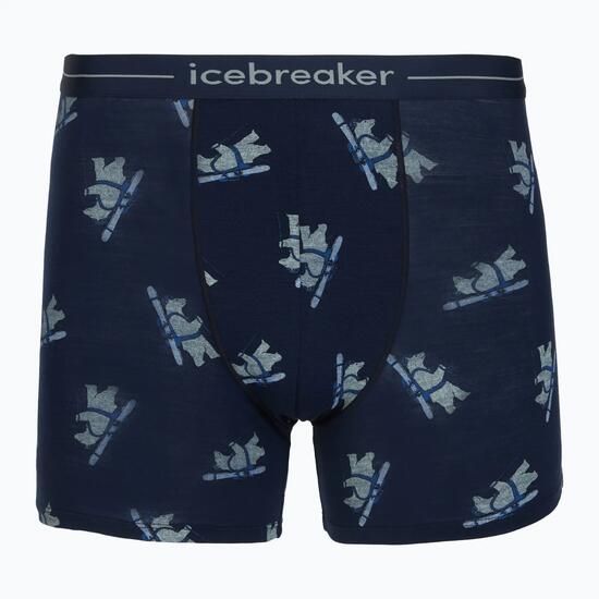 Boxer thermoactif homme Icebreaker Merino 150 Anatomica BearTour AOP Boxers