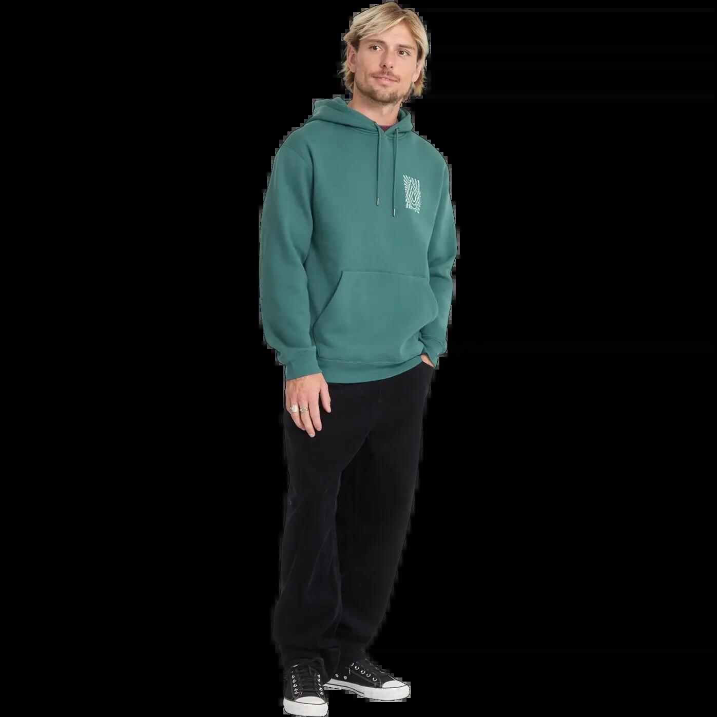 Sweat à capuche Volcom Watanite PO Vert Fusil 6/6