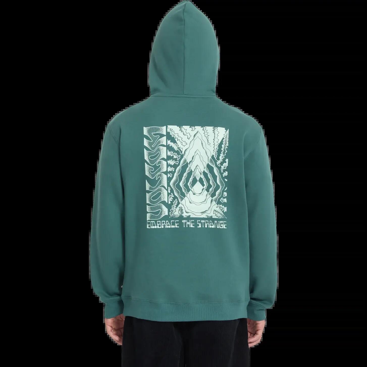 Sweat à capuche Volcom Watanite PO Vert Fusil 5/6