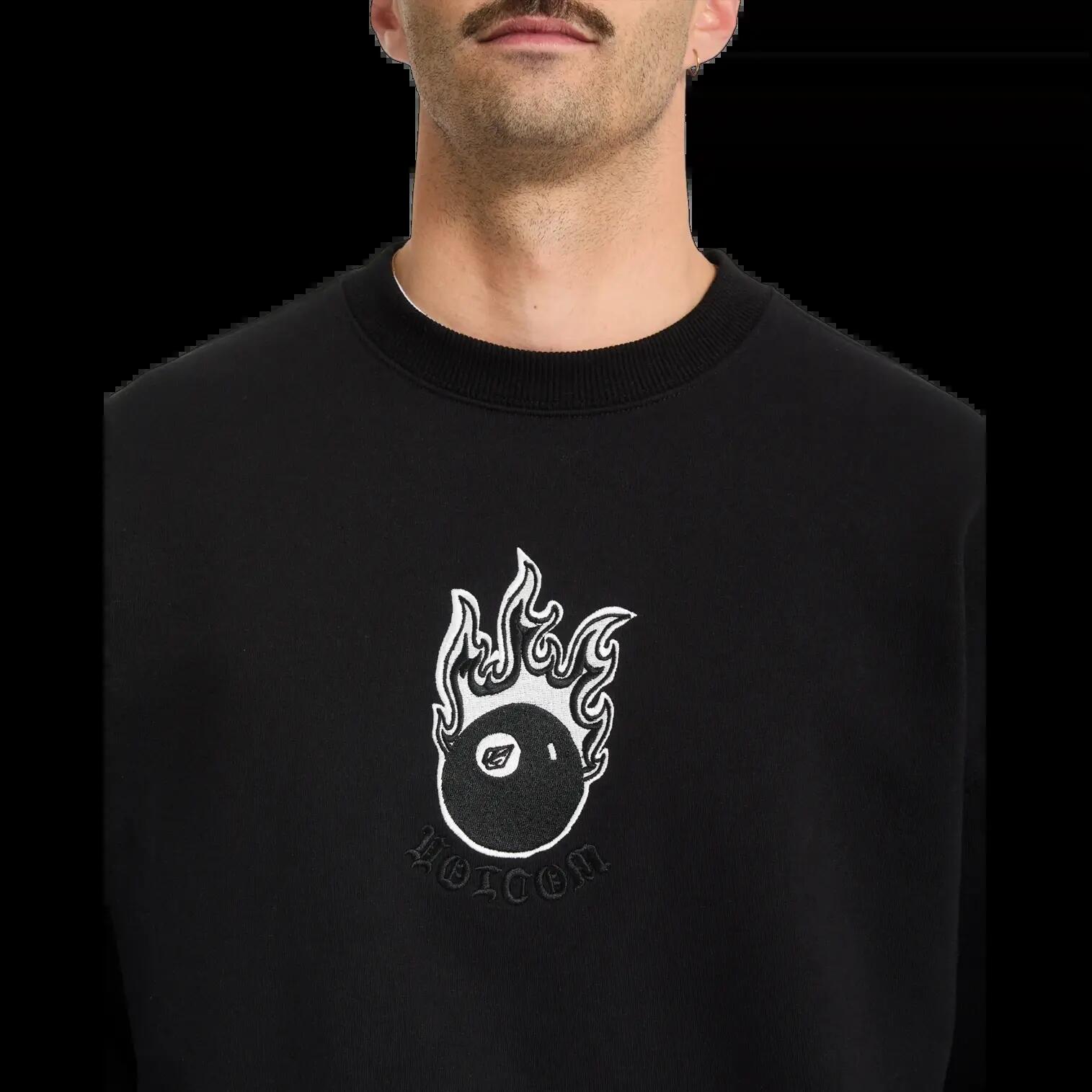 Sudadera Volcom FA SETH CONBOY CREW Negro 4/6