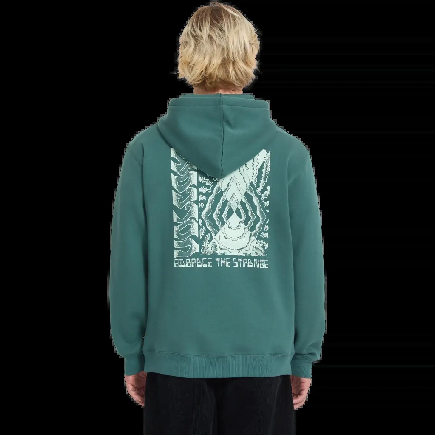 Sweat à capuche Volcom Watanite PO Vert Fusil 2/6