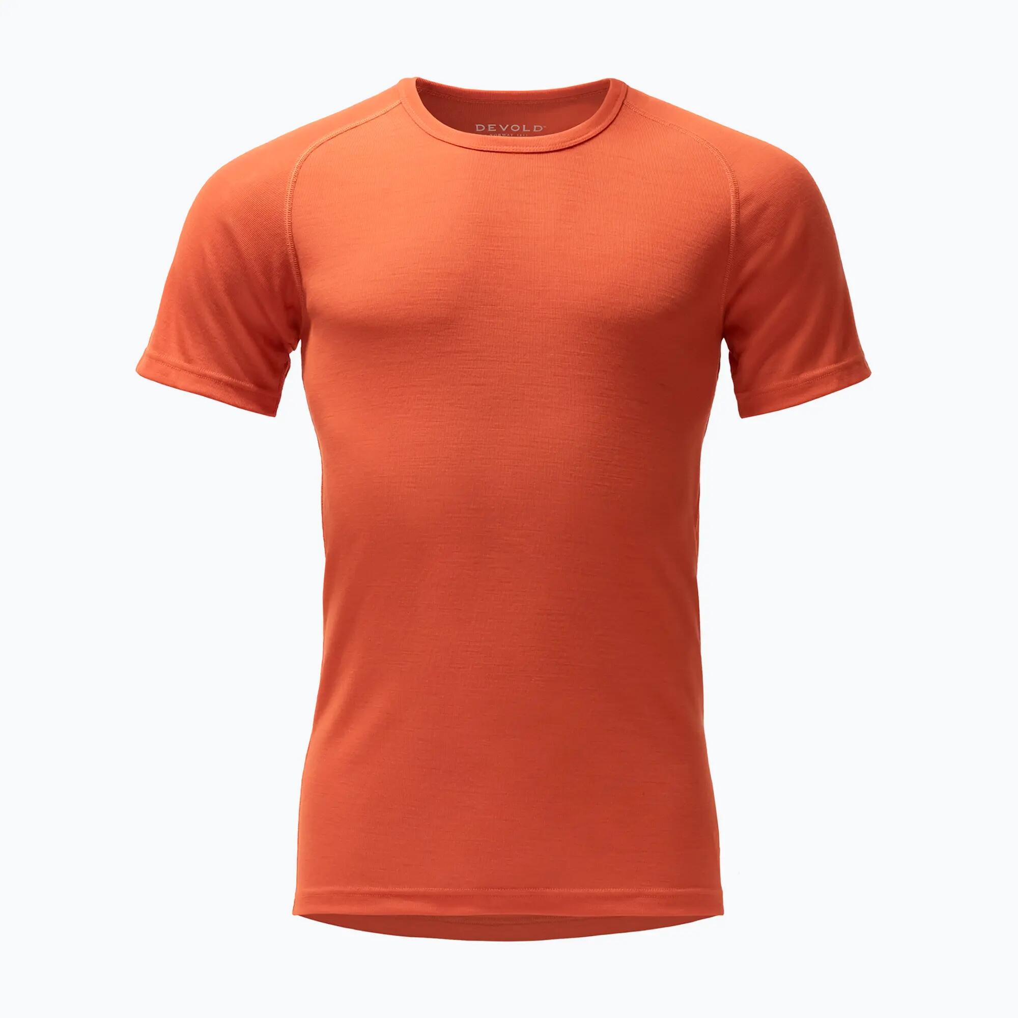 Koszulka termoaktywna męska Devold Adventure Merino 190 Tee Brick 5/6