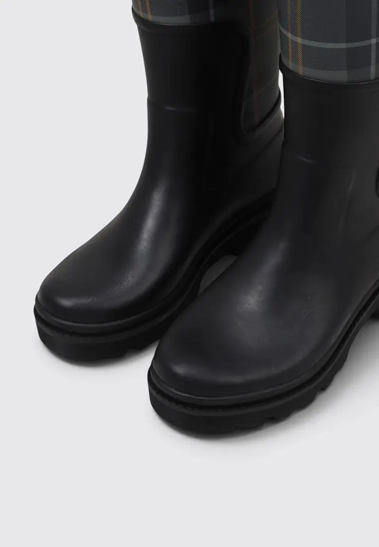 Botas de agua Vela Mujer BARBOUR DENA TALL WELLY Negr 3/4