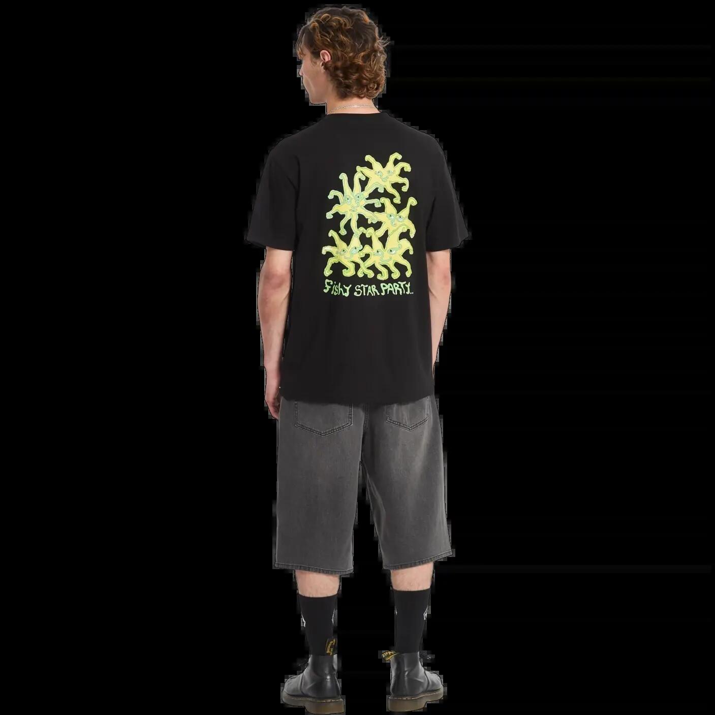 T-shirt Volcom FISHYSTAR SST Preto 5/5