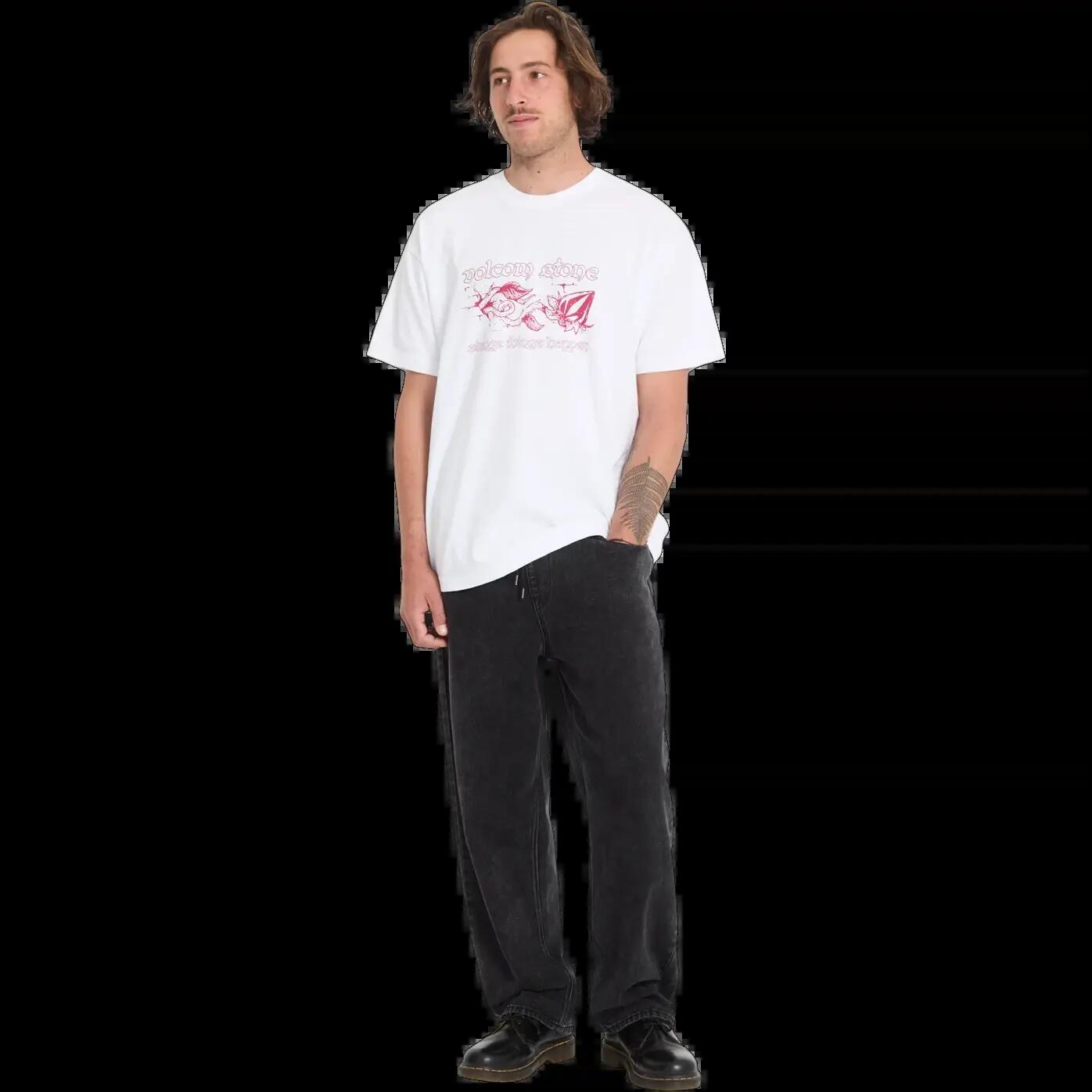 T-shirt Volcom INGROW LSE SST Blanc 5/5