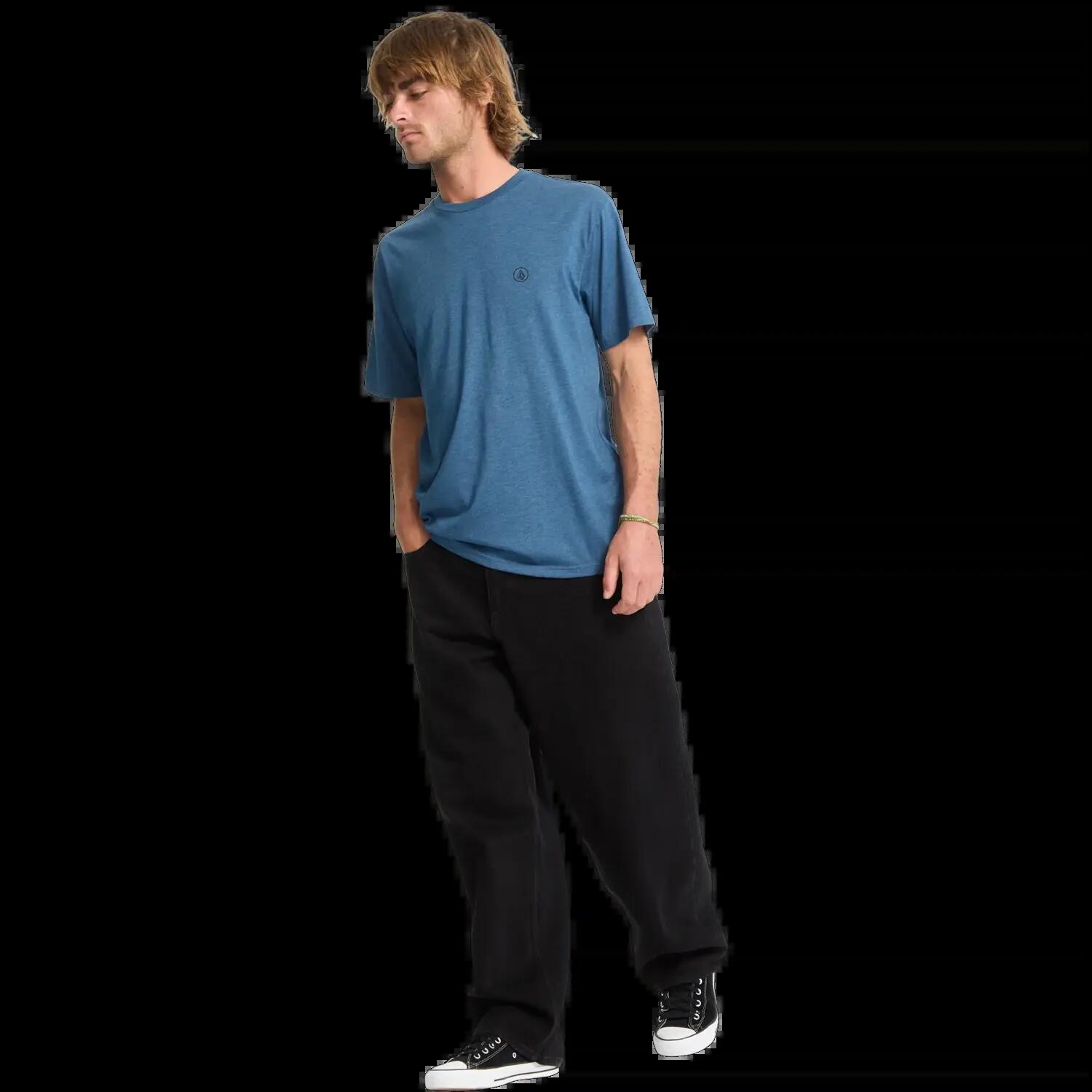 T-shirt Volcom Circle Blanks Bleu Cosmique 6/6