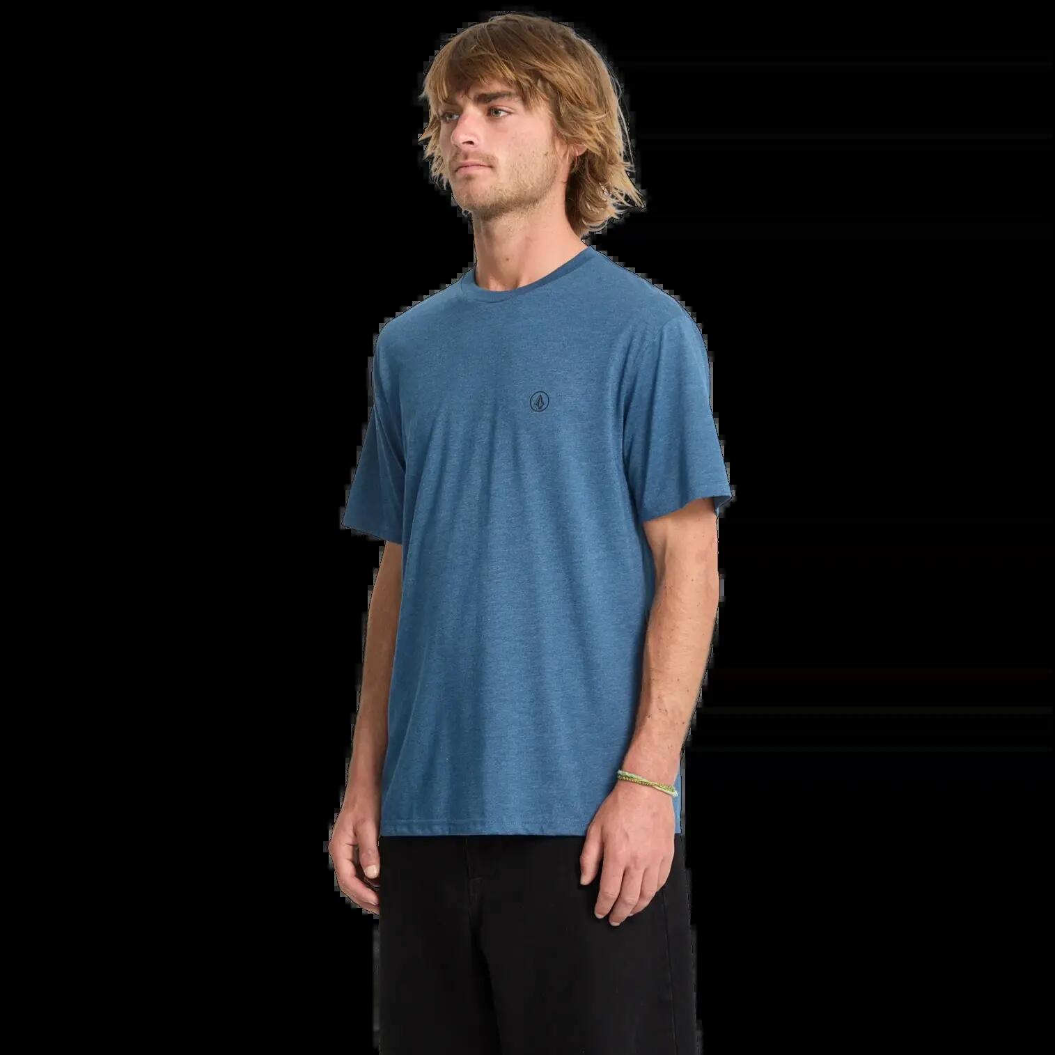 T-shirt Volcom Circle Blanks Bleu Cosmique 5/6