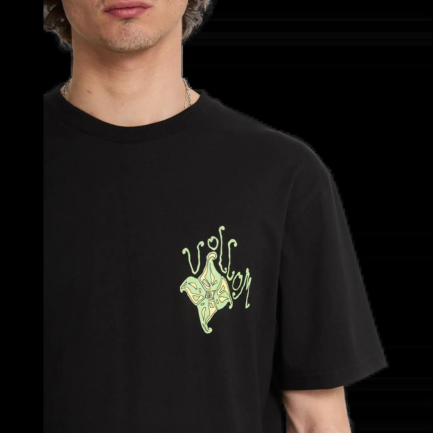 T-shirt Volcom FISHYSTAR SST Preto 4/5