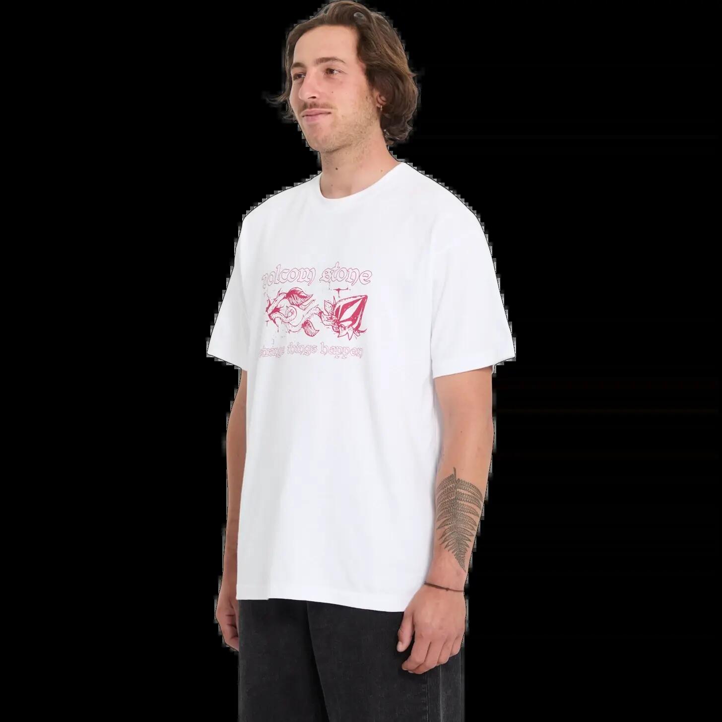 T-shirt Volcom INGROW LSE SST Blanc 3/5