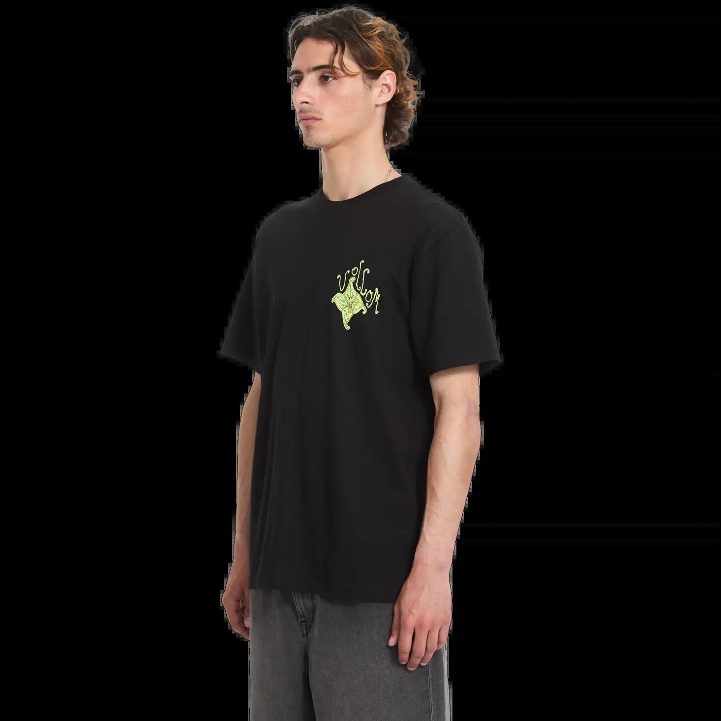 T-shirt Volcom FISHYSTAR SST Preto 3/5