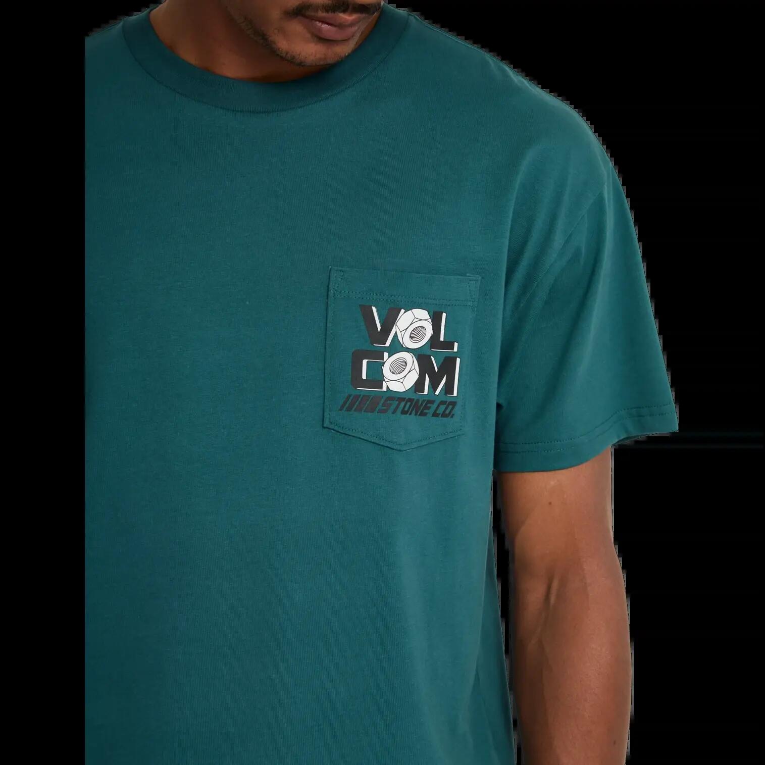 T-shirt Volcom PARTED OUT POCKET SST Vert Fusil 4/6