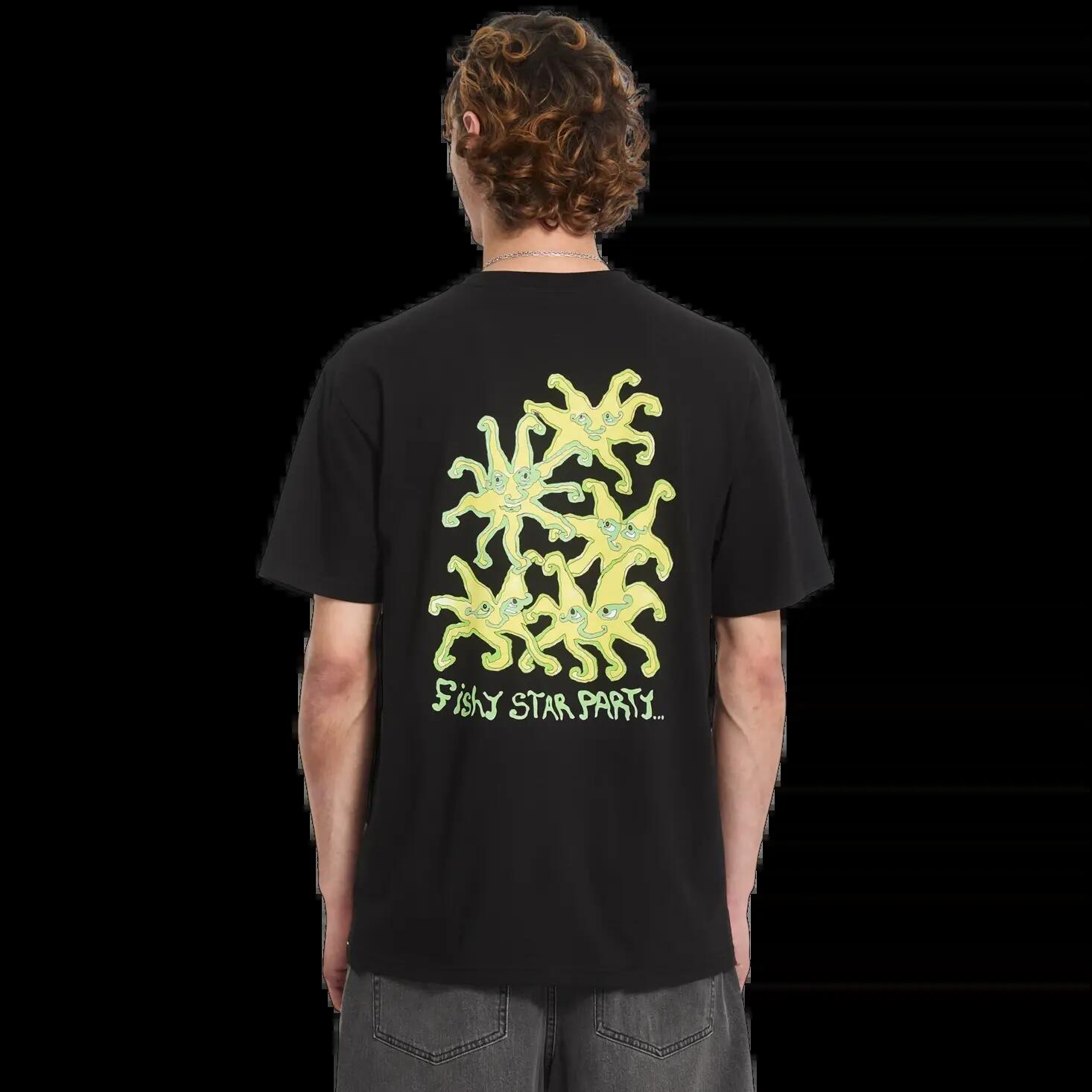 T-shirt Volcom FISHYSTAR SST Preto 2/5