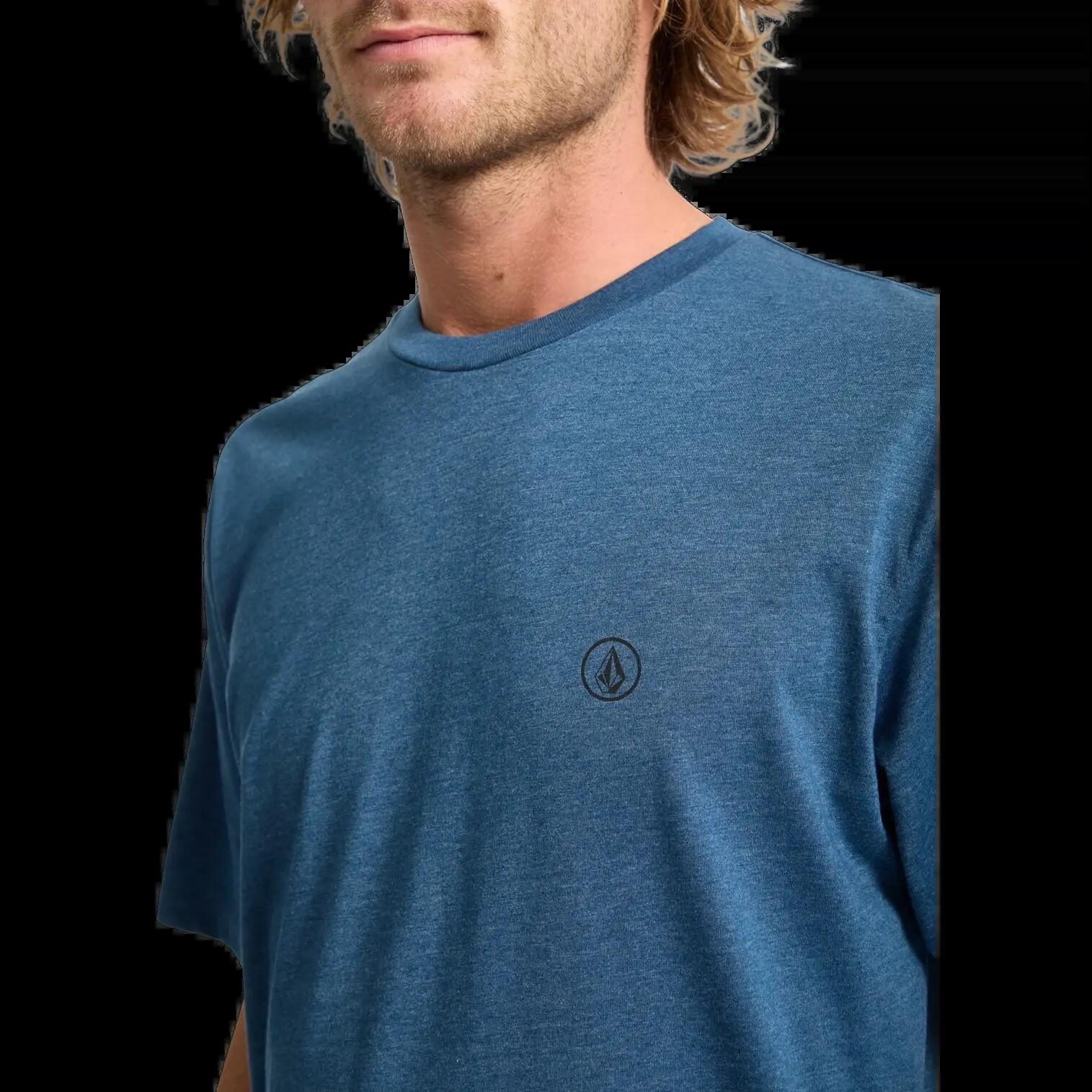 T-shirt Volcom Circle Blanks Bleu Cosmique 3/6