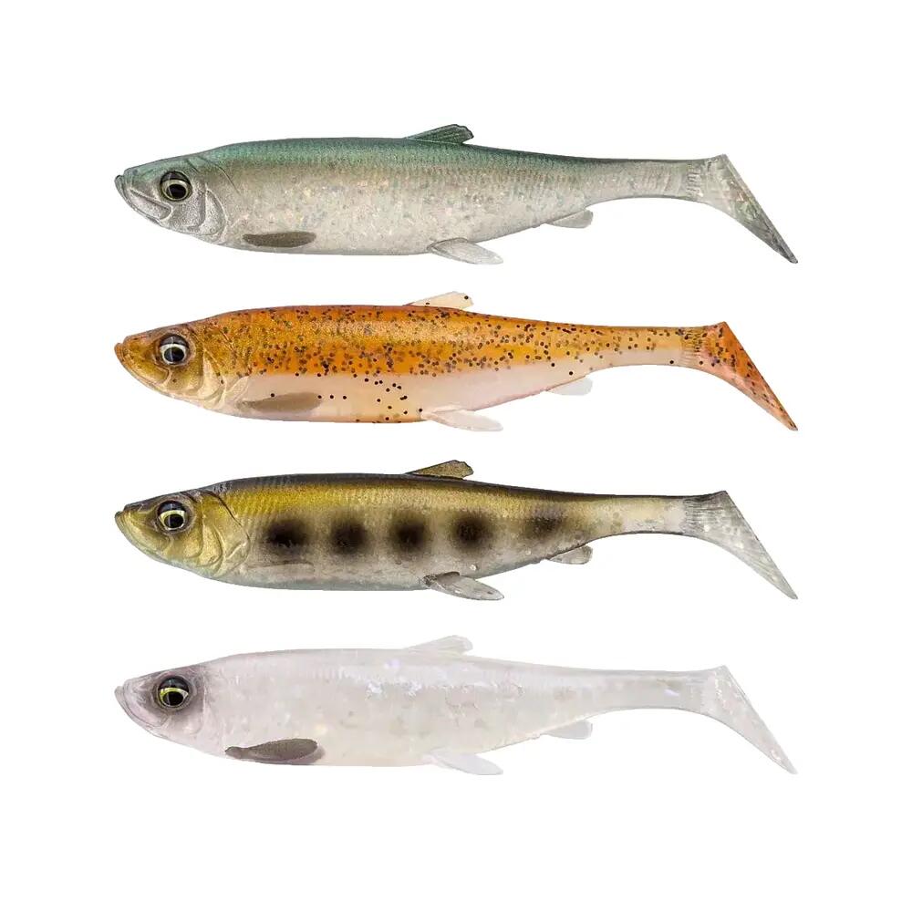 Appât souple Savage Gear 3D Herring Shad Amarelo 5/5