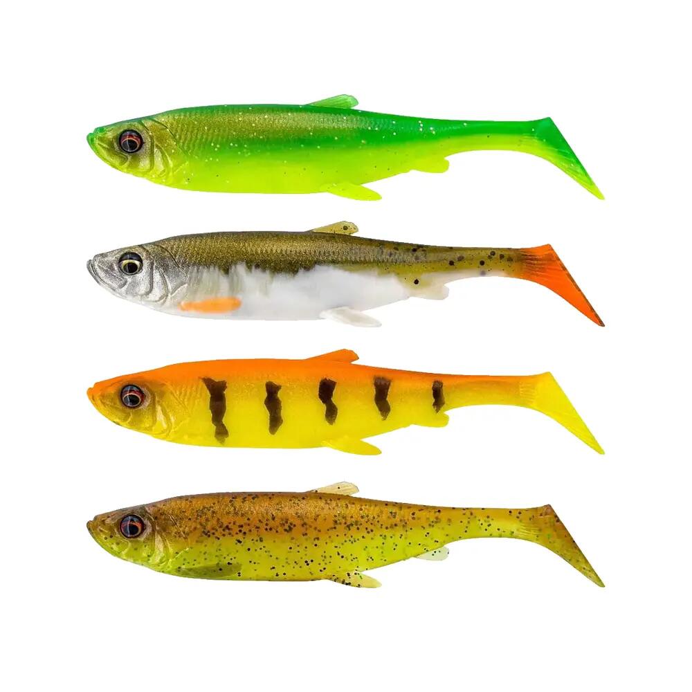 Appât souple Savage Gear 3D Herring Shad Amarelo 4/5