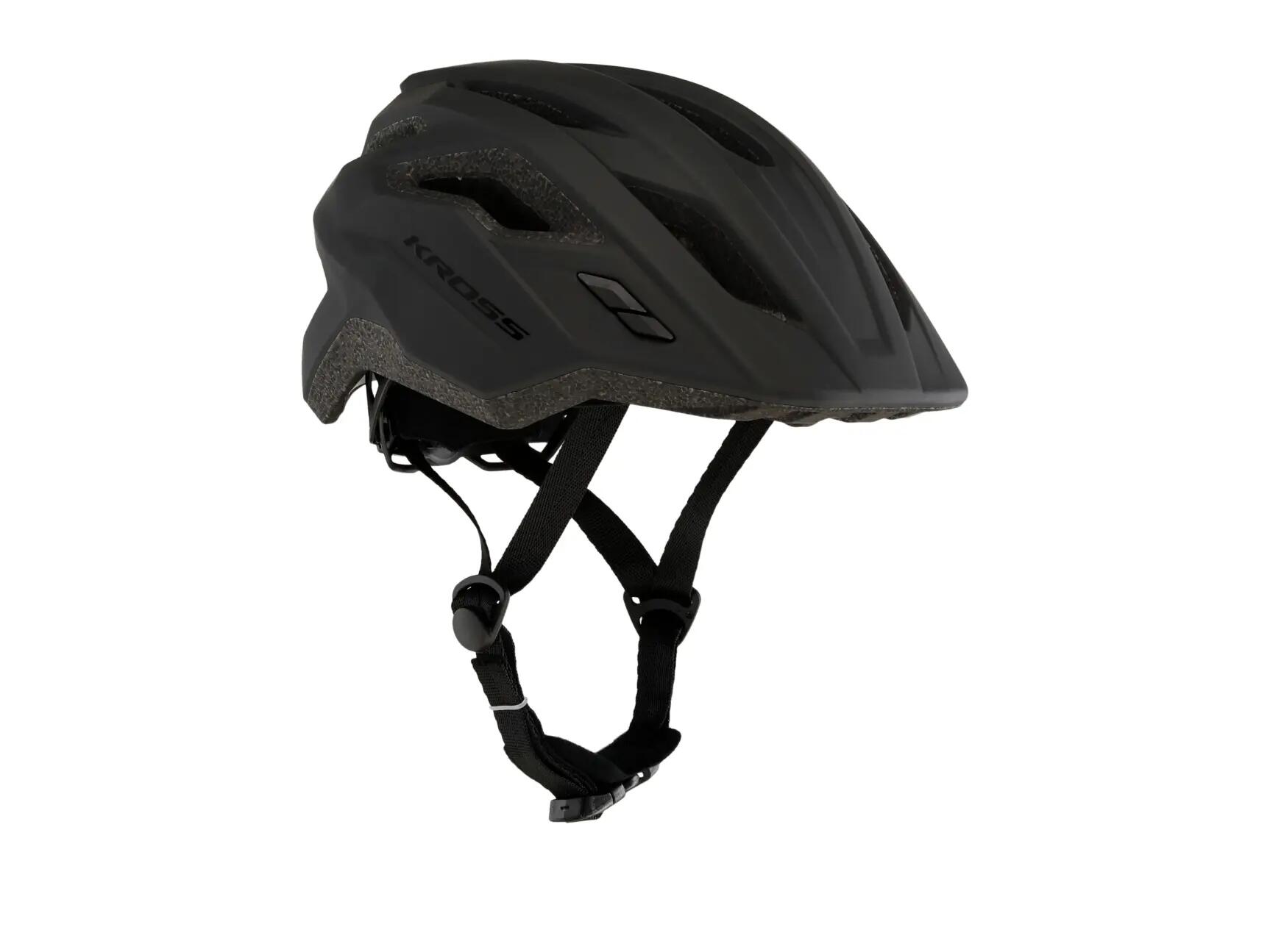 Czarny kask rowerowy dziecięcy KROSS STRATUS 5/7