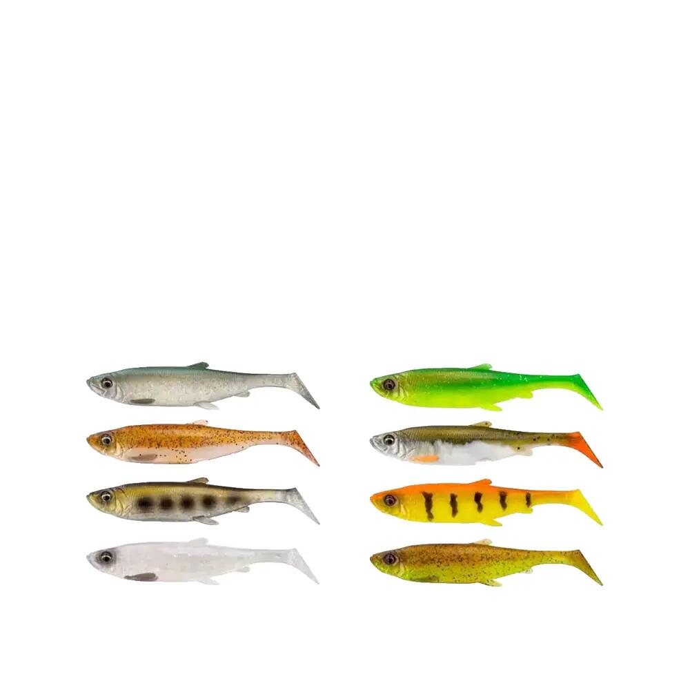 Appât souple Savage Gear 3D Herring Shad Amarelo 2/5