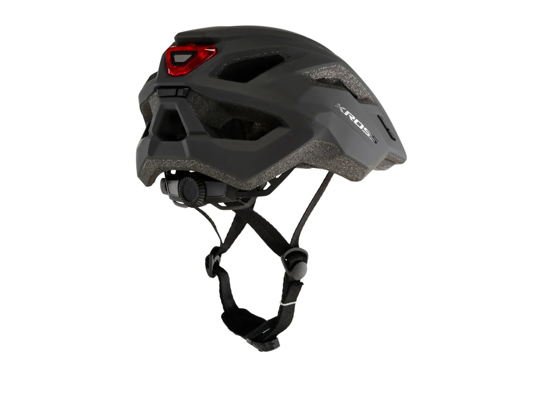 Czarny kask rowerowy dziecięcy KROSS STRATUS 3/7