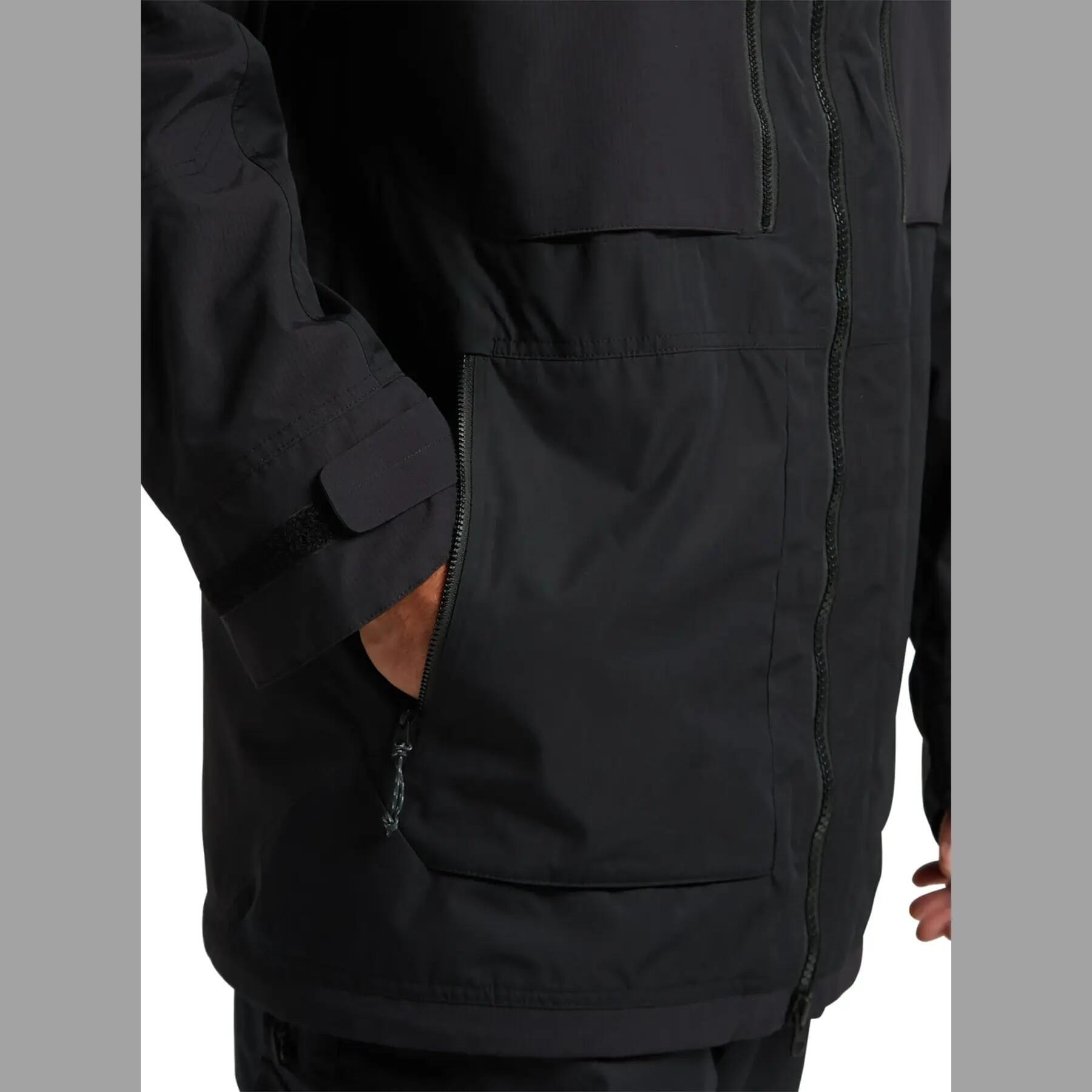 Casaco de snowboard com capuz e zíper Burton Frostner Preto 8/8