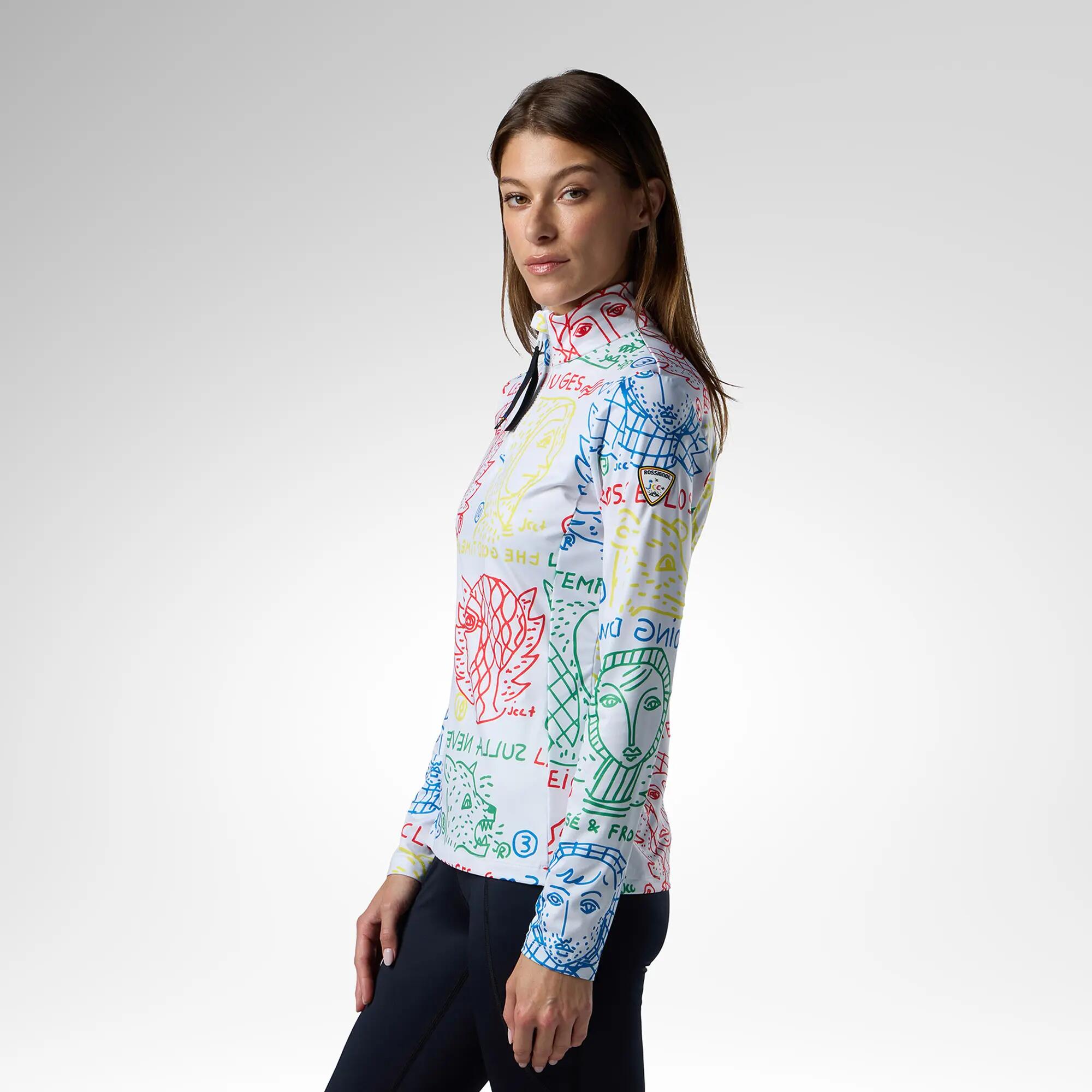 Bluza termoaktywna damska Rossignol JCC Quarter Zip First Layer 4/7