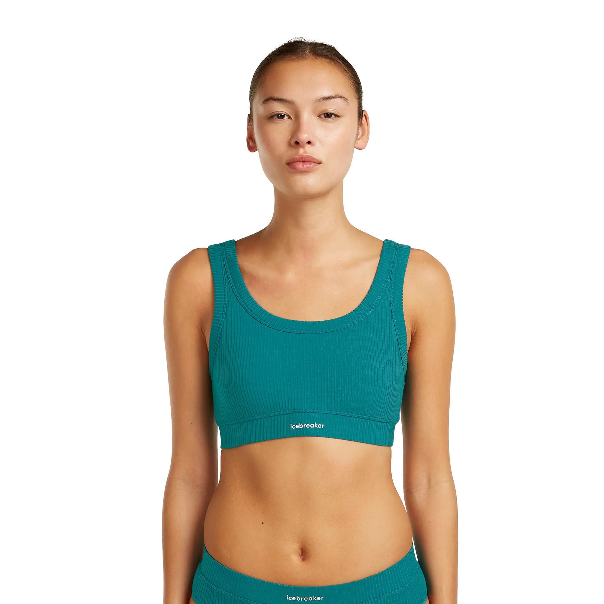 icebreaker Merino Rib Lotus thermal bra 5/5