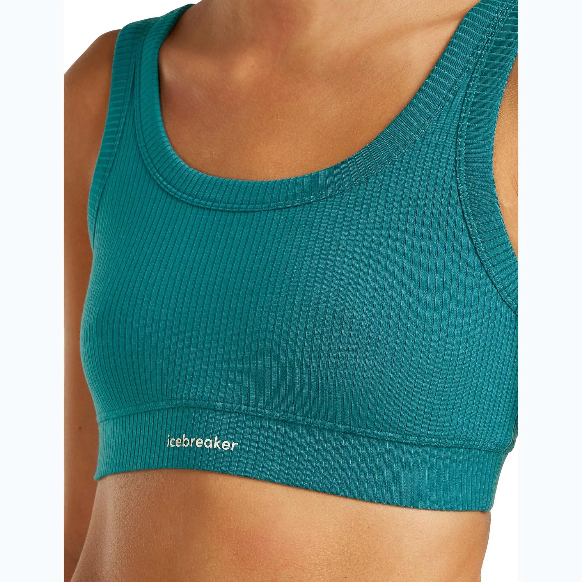 icebreaker Merino Rib Lotus thermal bra 4/5
