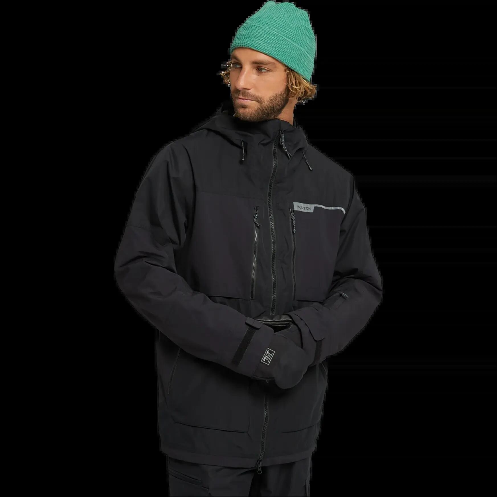 Casaco de snowboard com capuz e zíper Burton Frostner Preto 5/8