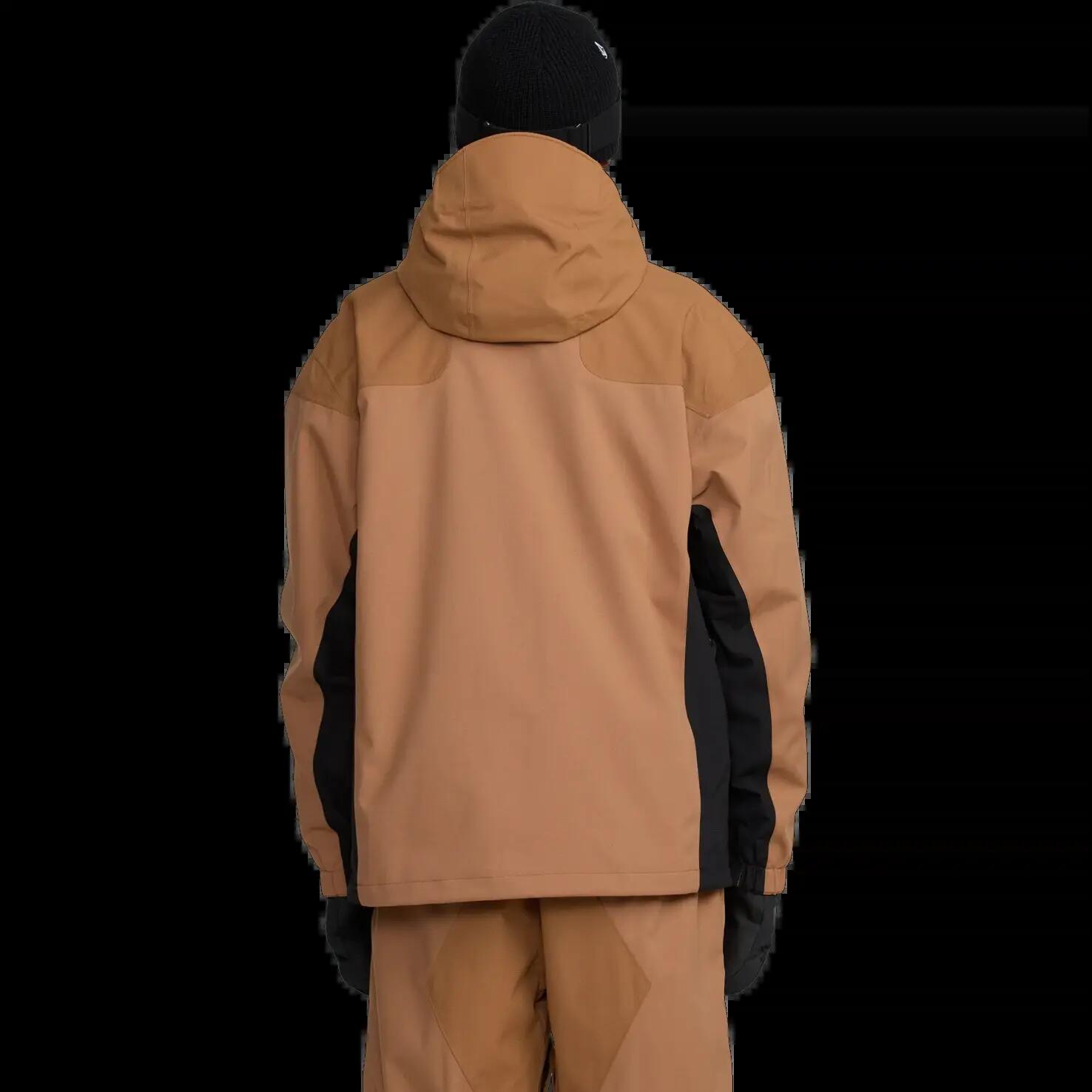 Casaco com capuz de snowboard Volcom Kleveland Marrón Terra 2/8