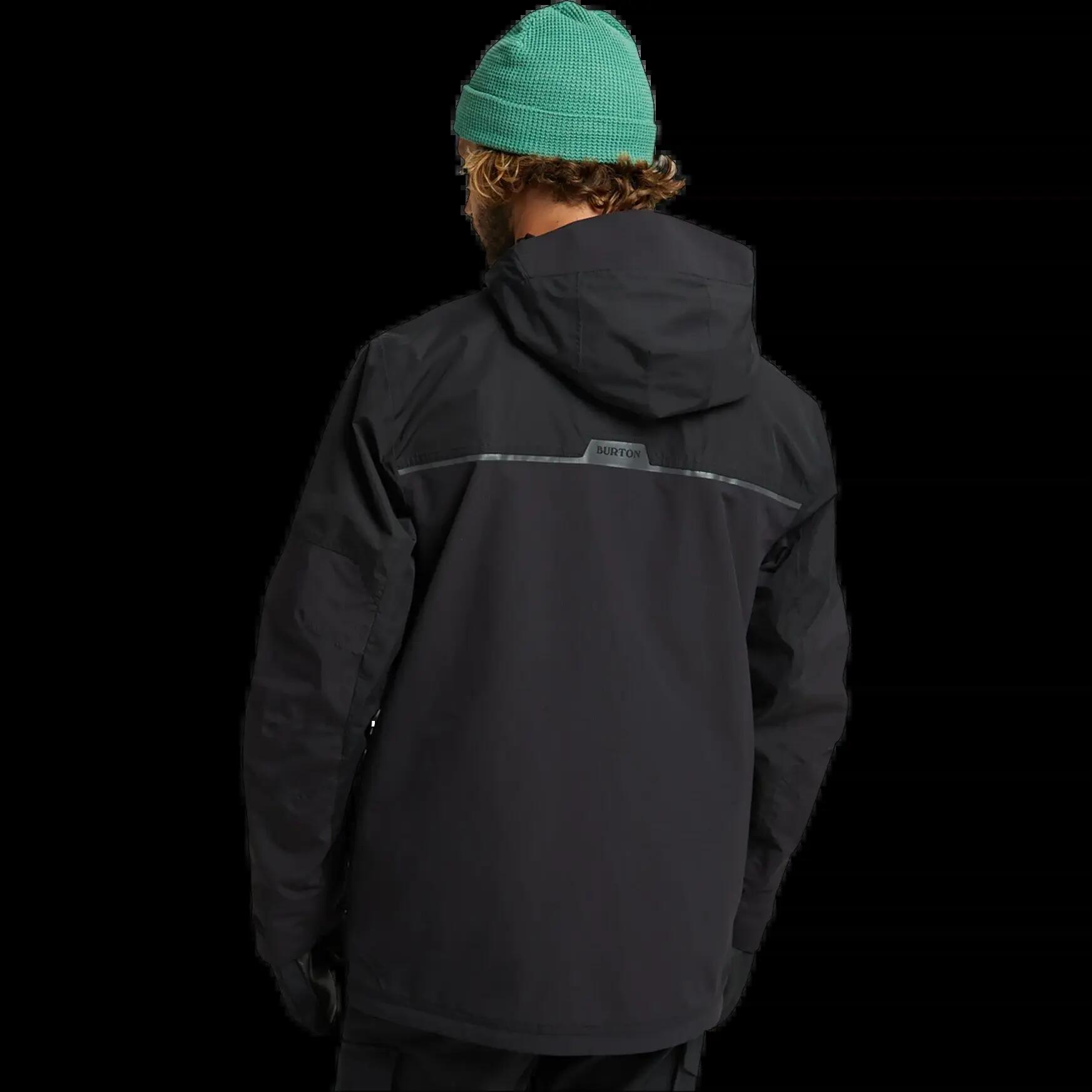 Casaco de snowboard com capuz e zíper Burton Frostner Preto 2/8